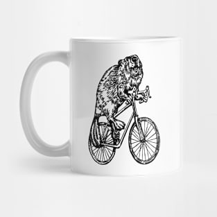 SEEMBO Beaver Cycling Bicycle Bicycling Biking Riding Bike Mug